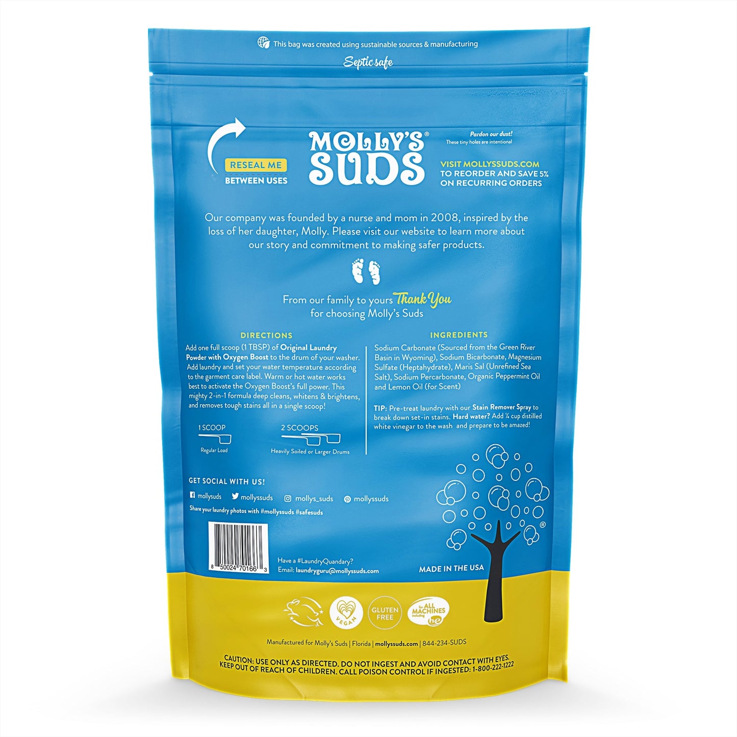 2-in-1 Original Laundry Powder with Oxygen Brightener BOOST