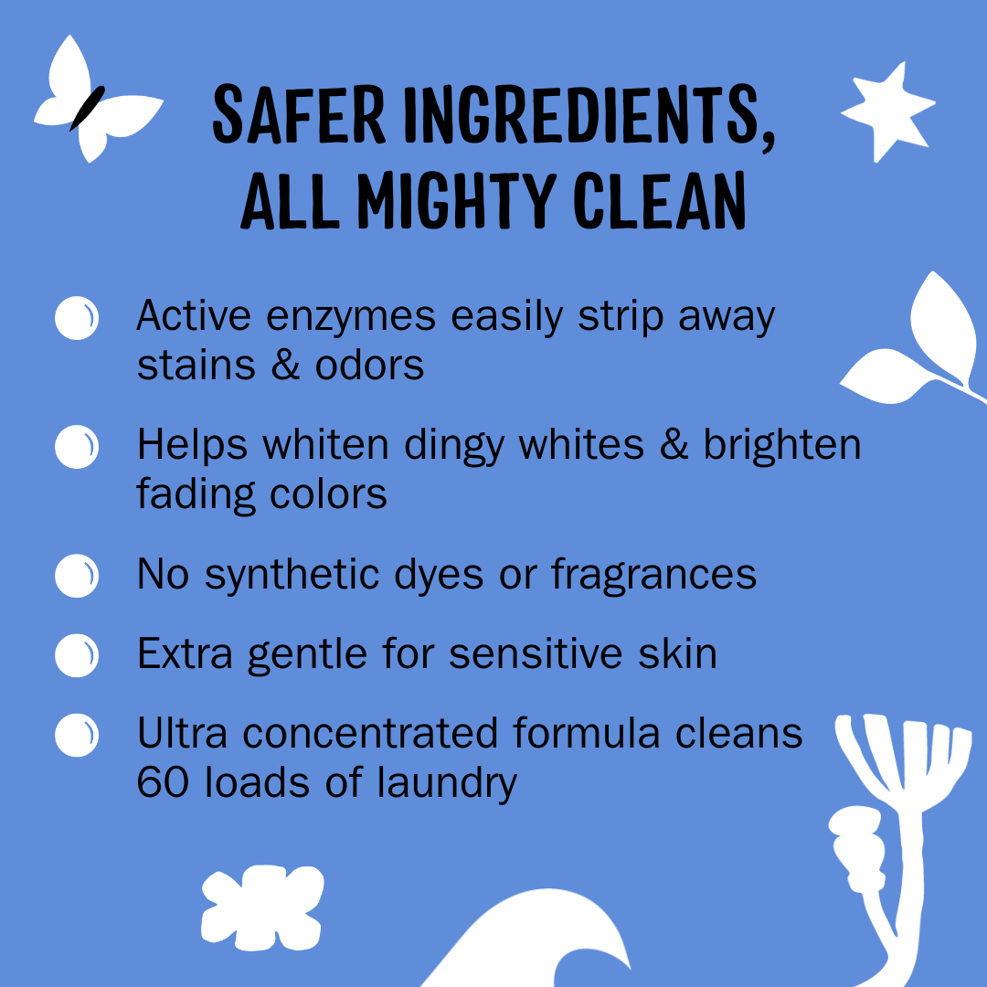 Super Powder Laundry Detergent with Enzymes